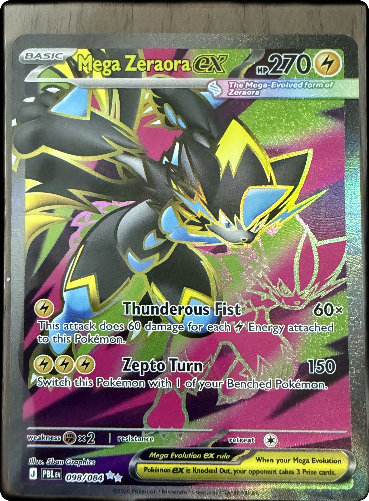 Mega Zeraora ex