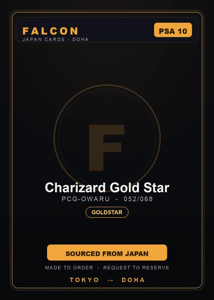 Charizard Gold Star 052/068 — PSA 10
