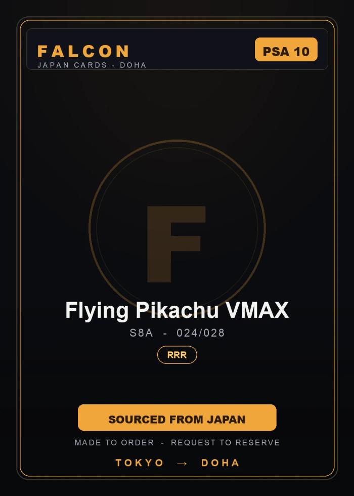 Flying Pikachu VMAX 024/028 — PSA 10