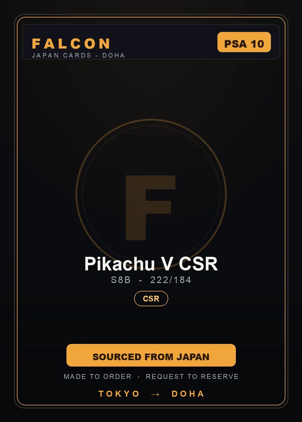 Pikachu V CSR
