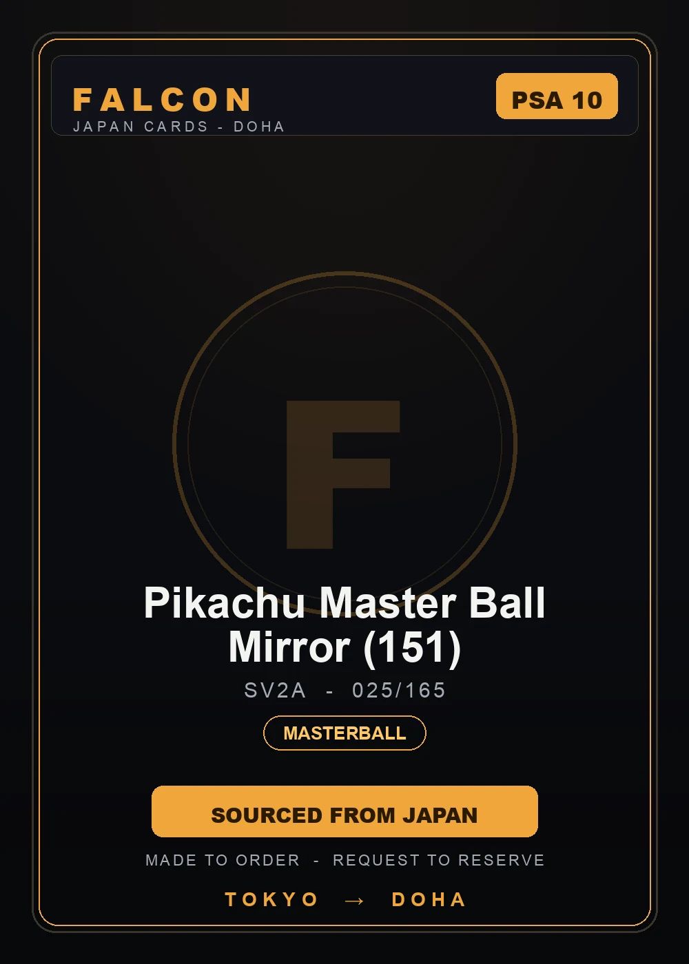 Pikachu Master Ball Mirror (151)