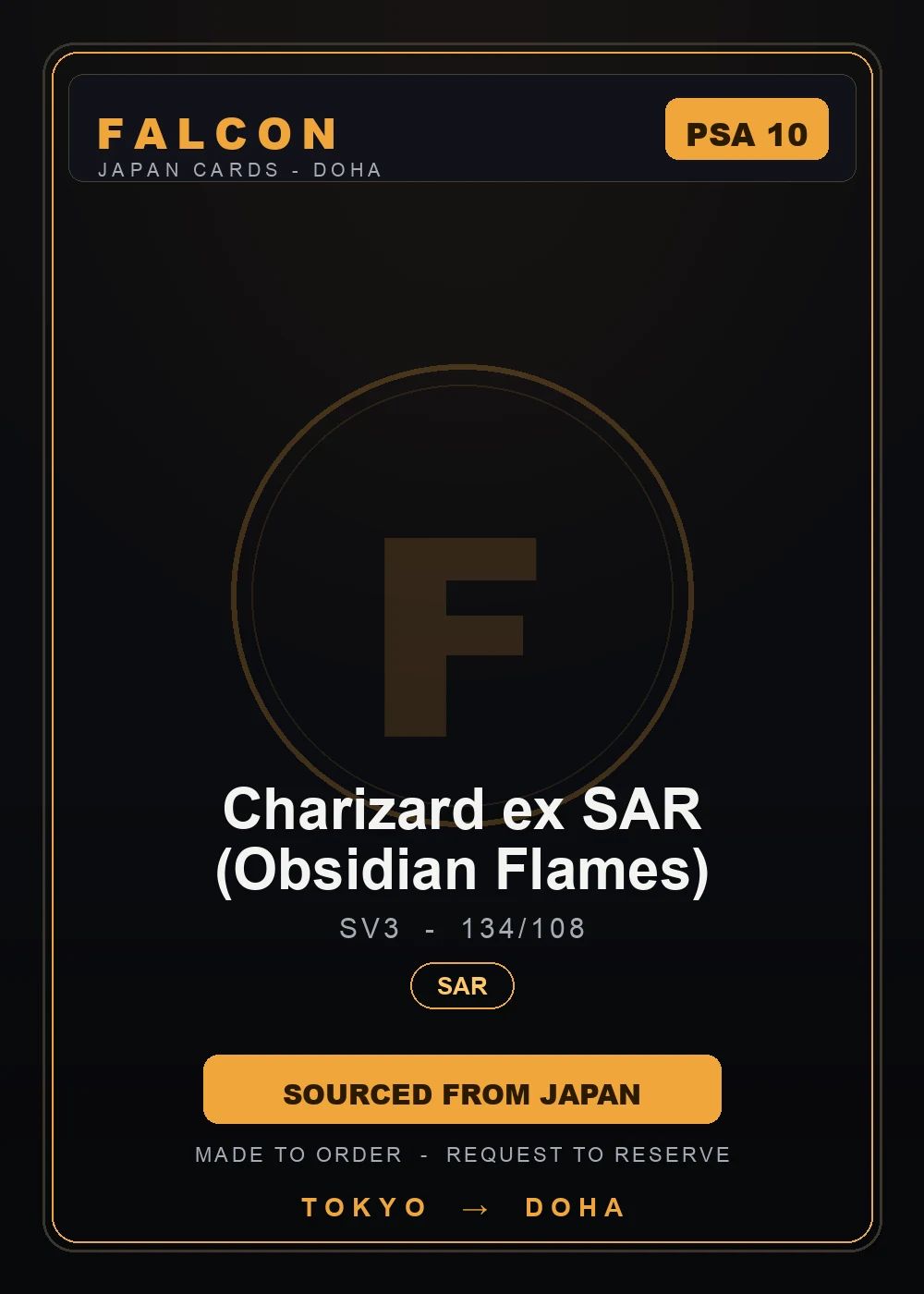 Charizard ex SAR (Obsidian Flames)