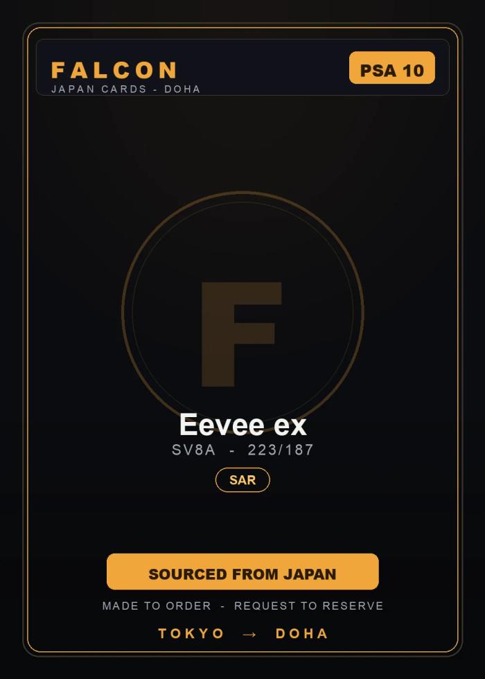 Eevee ex 223/187 — PSA 10